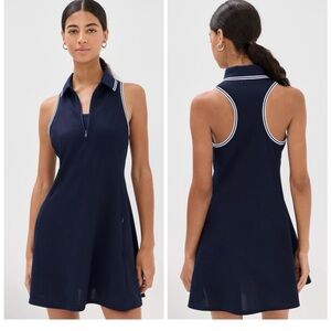 RLX Ralph Lauren Navy Blue Sleeveless Golf Tennis Pickleball Dress